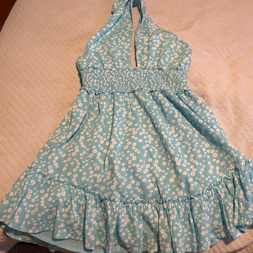 Aerie blue mini dress size small